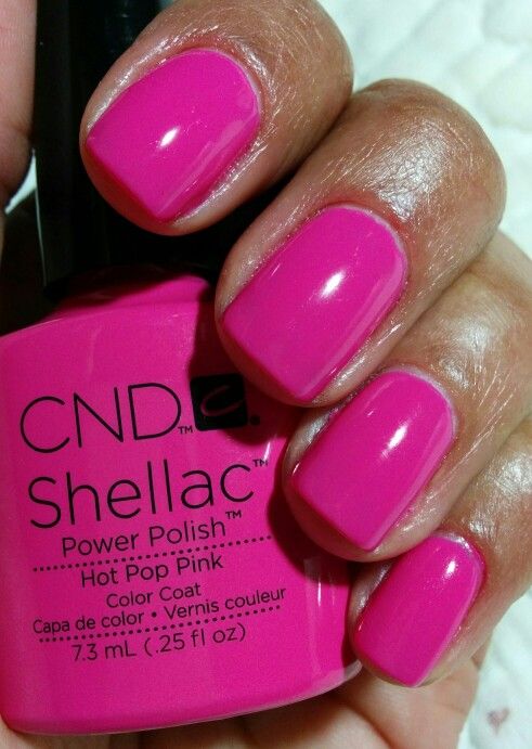 CND Shellac Colour Coat 7.3 mL - Hot Pop - Nail Time Supply Shoppe
