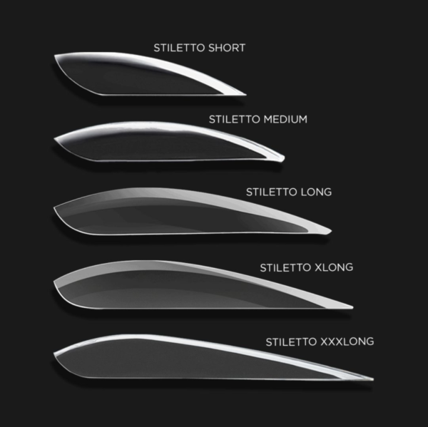 Apres Natural Stiletto Long Box of Tips - Image 3