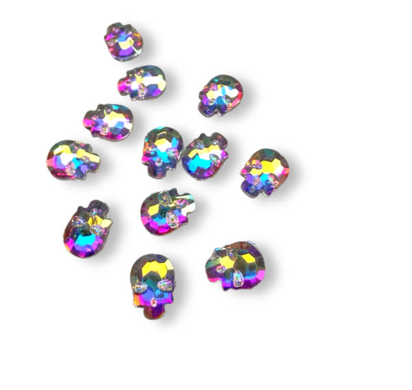 Skulls Rhinestone Crystals 20pcs - Image 1
