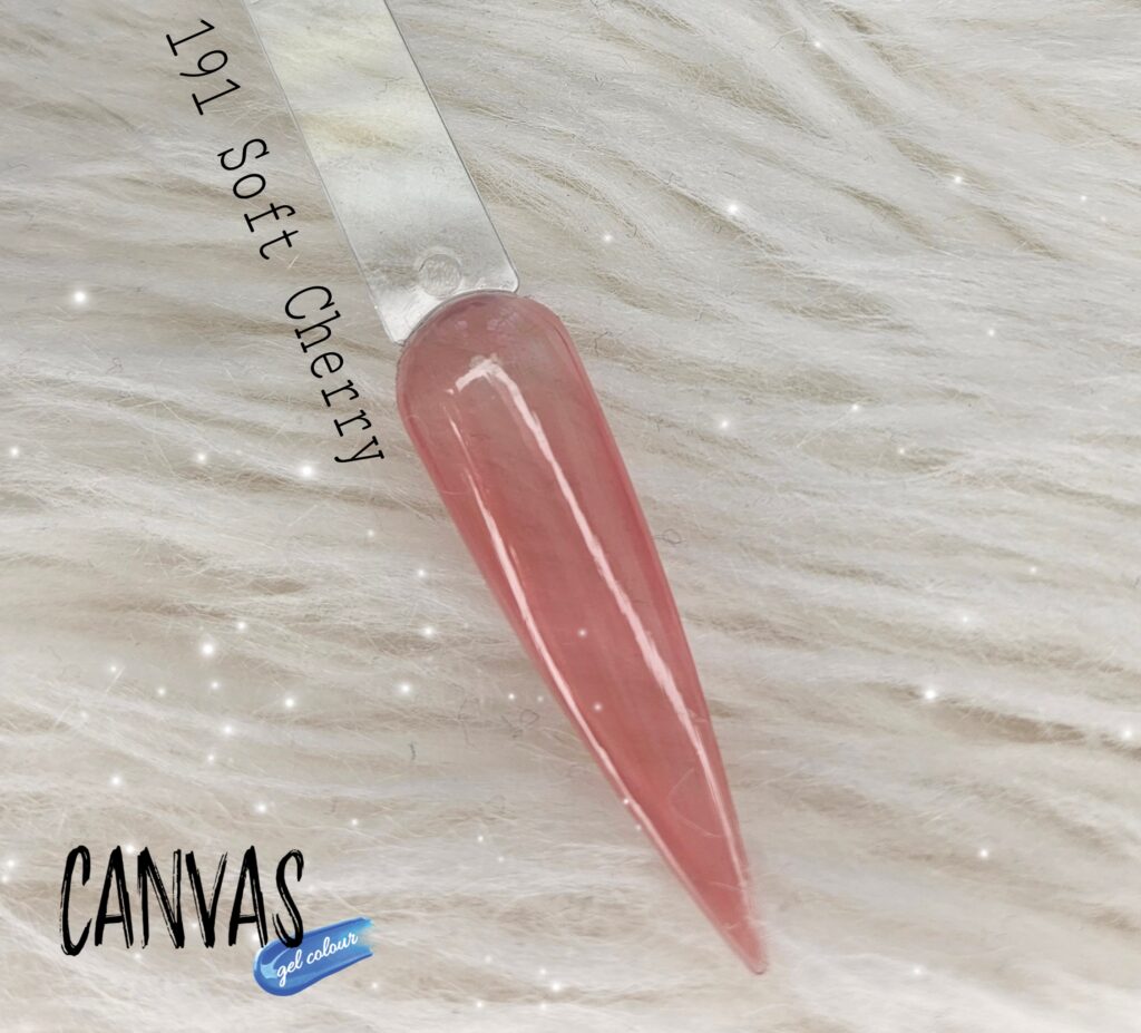 Canvas Syrup Gel 191 Soft Cherry Nail Time Supply Shoppe