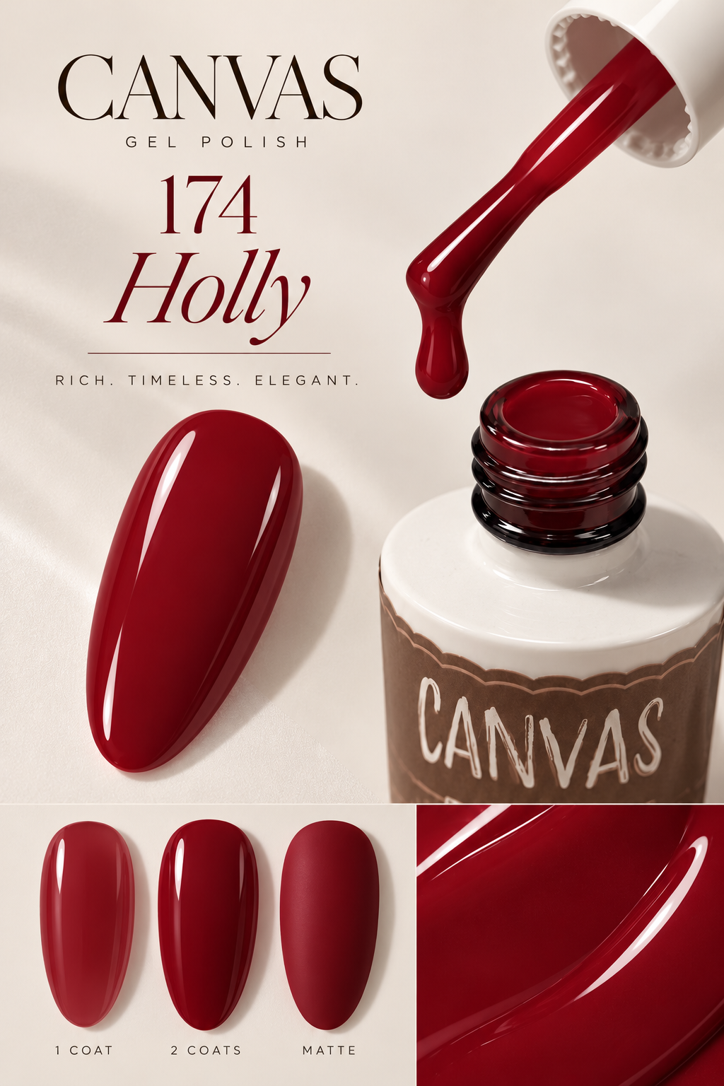 2025/07/44529.png Canvas Smooth Gel Polish 174 Holly - Image 1