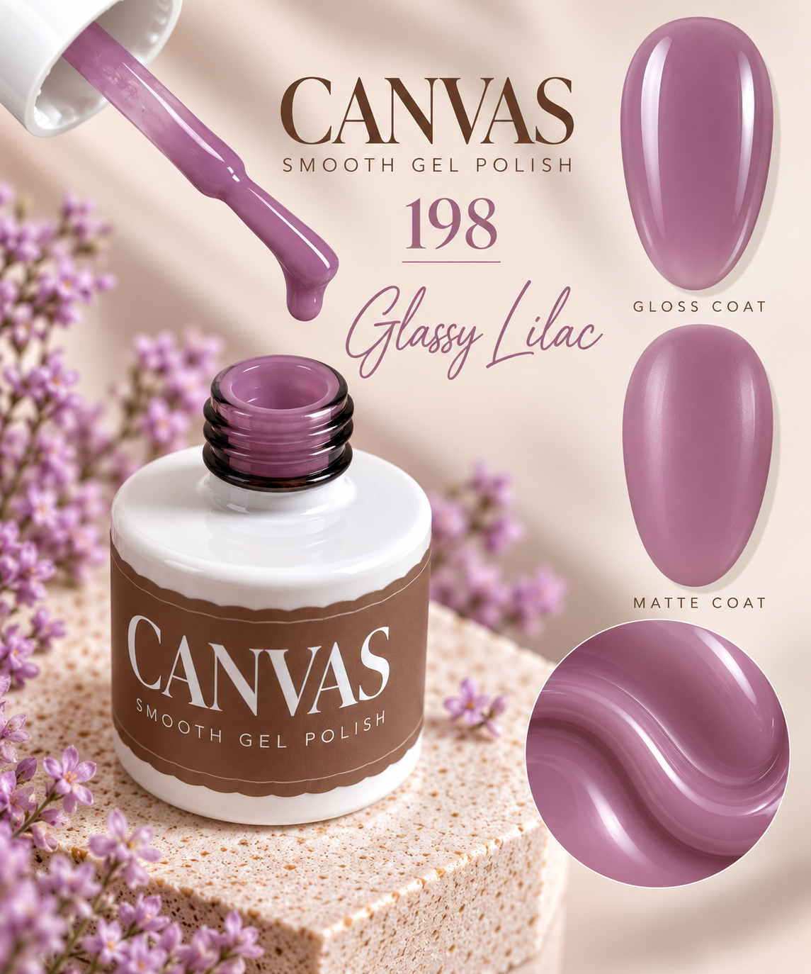 2025/07/44566.png Canvas Smooth Gel 198 Glassy Lilac - Image 1