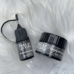 Canvas Rhinestone Gel and Sealer Combo-Canvas Rhinestone Gel & Sealer Combo: Get dazzling, long-lasting nail art. Strong hold & brilliant shine for pros & DIY perfection.
