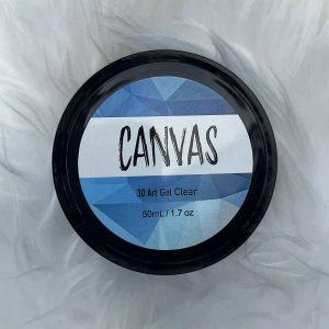 Canvas 3D Gel (Pot) 50mL-Craft intricate 3D nail art effortlessly with Canvas 3D Gel 50mL. Clear, fast-curing & salon-quality for stunning designs on naltime.ca.